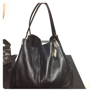 Large Leather Coach Handbag